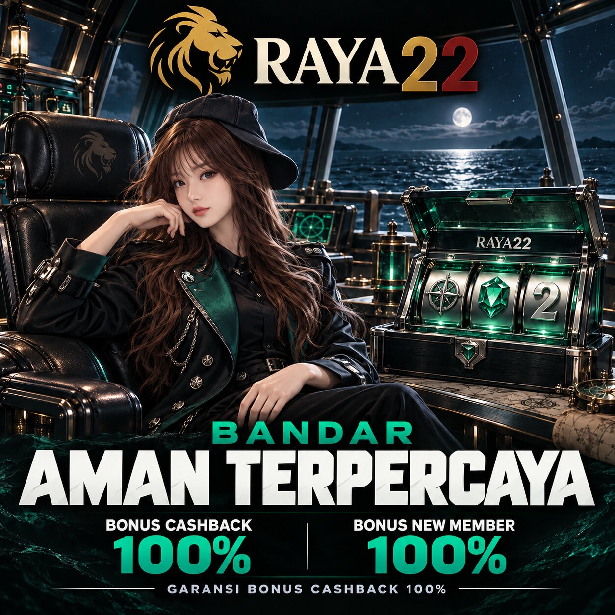 RAYA22: Bandar Slot Aman Terpercaya Dengan Garansi Bonus Cashback 100%